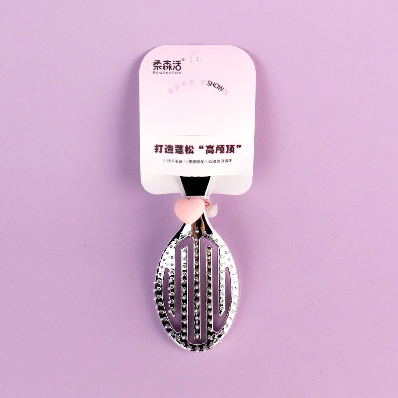 CYF3407 Electroplated Silver Wet and Dry Comb