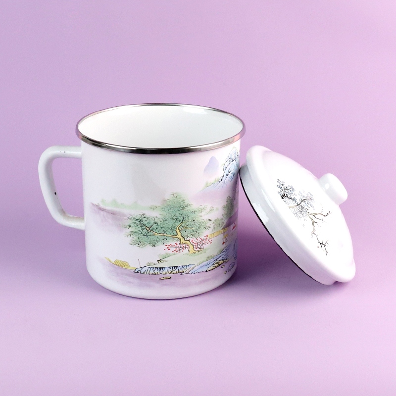 K-1412-14CM Edging Xishan Copa de Esmalte de Yaju 2