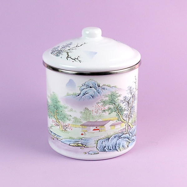 K-1412-14CM Edging Xishan Copa de Esmalte de Yaju 4
