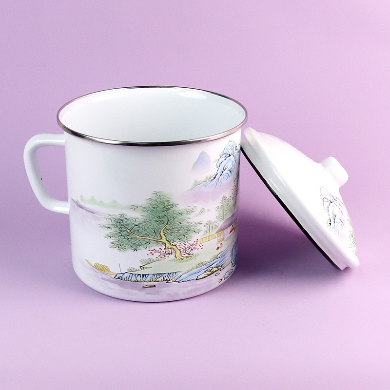 K-1690-16CM Edging Xishan Copa de Esmalte de Yaju 2