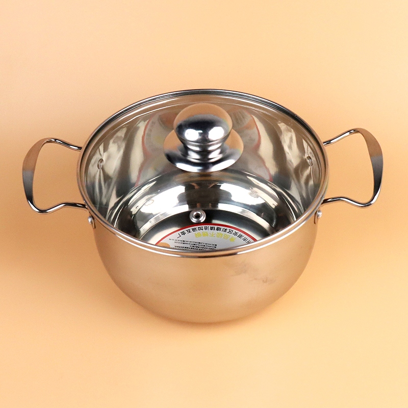 18cm de Acero Doble Oreja de Sopa Pot (Blister) 2