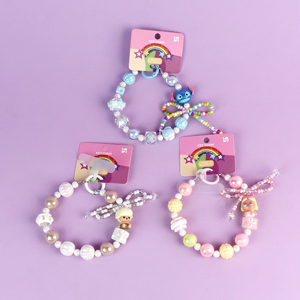 Color Coix Bow Mobile Phone Chain (Mixed) 5