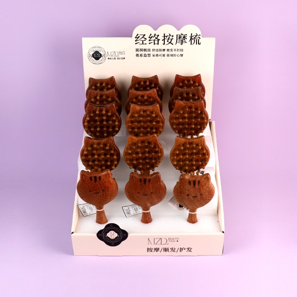 MZD-5996 Cartoon Meridian Massage Dingtalk Comb 4
