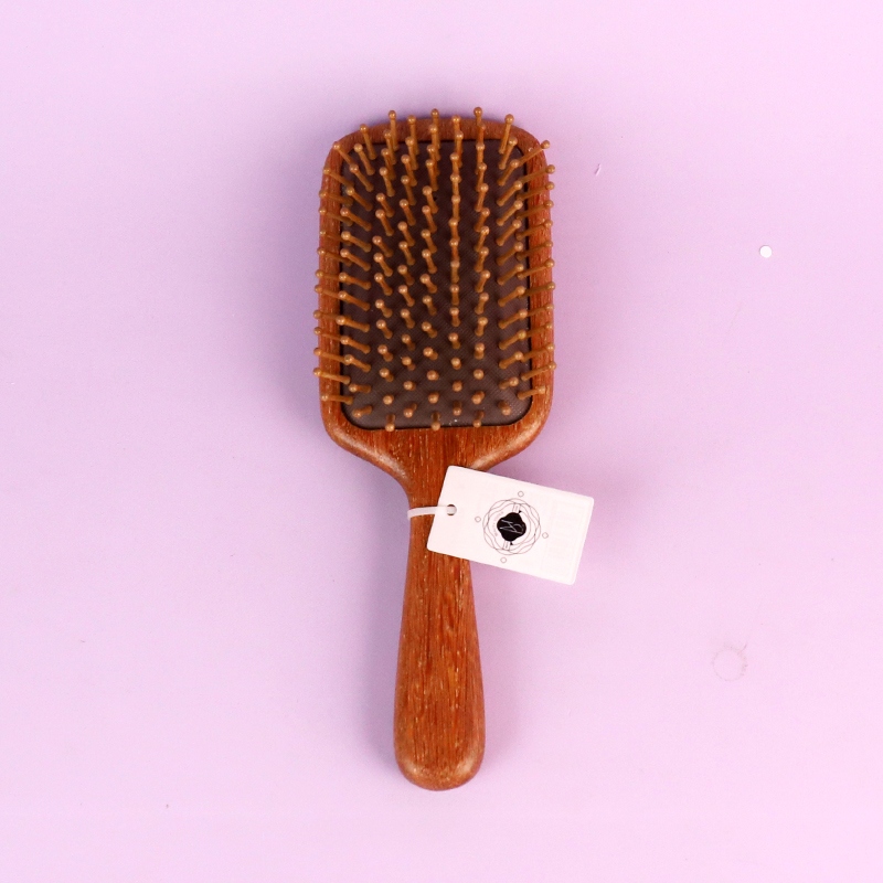 Peine de Masaje Cuadrado de Madera de Arena MZD-5997
