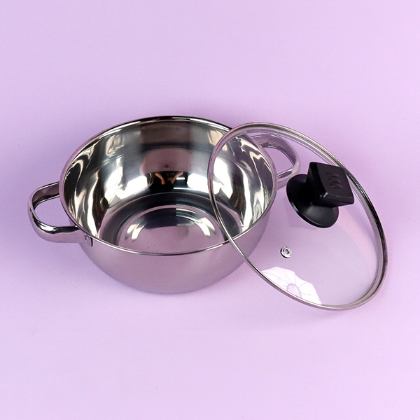 Sopa de Cuentas Negra de Doble Mango Pot 20cm 4