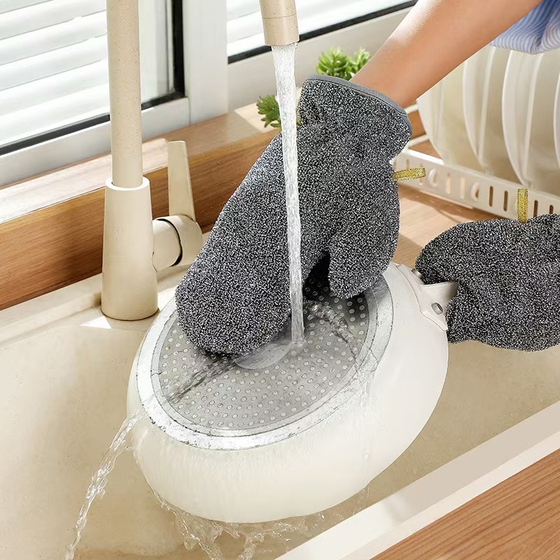 Madre de Bai Tao 6278 Grano de Arroz de Plata Guantes No Manchados 4