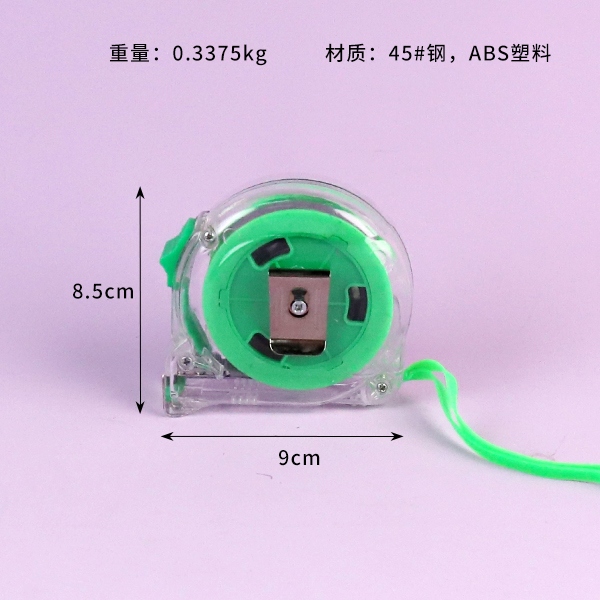 Medida de Cinta de Acero 10M × 25MM(10128 Verde Transparente) 4