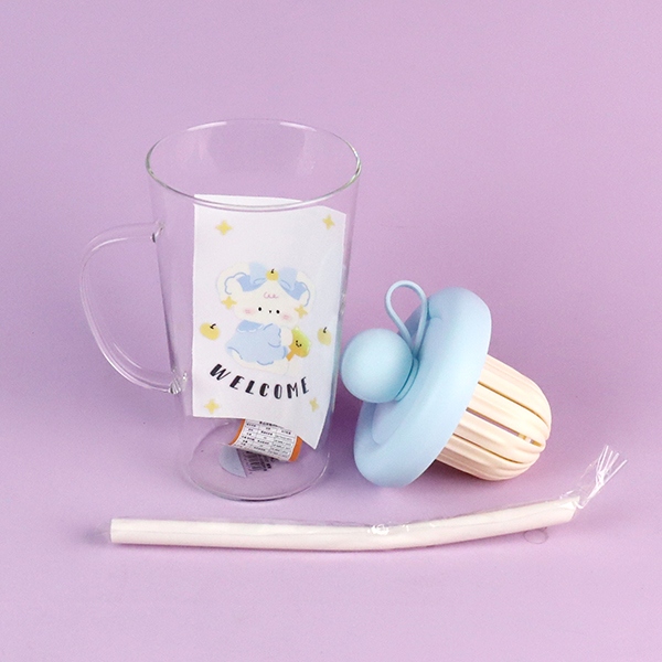 4145-E Magic Bear Handle Glass 4