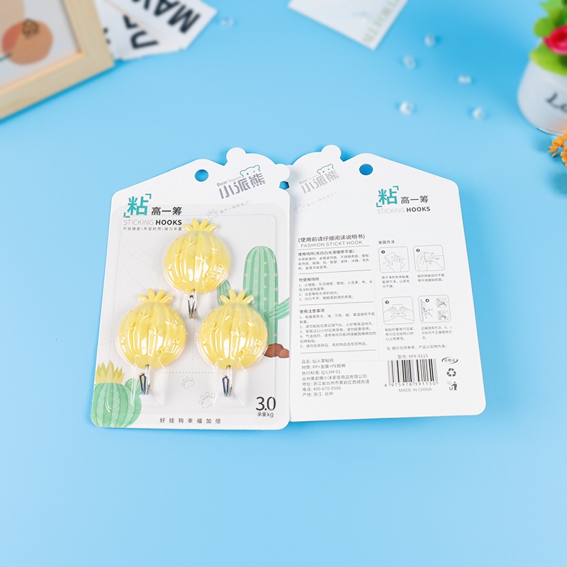 Xiaopaixiong 9115 Creative Cactus Sticky Hook 3