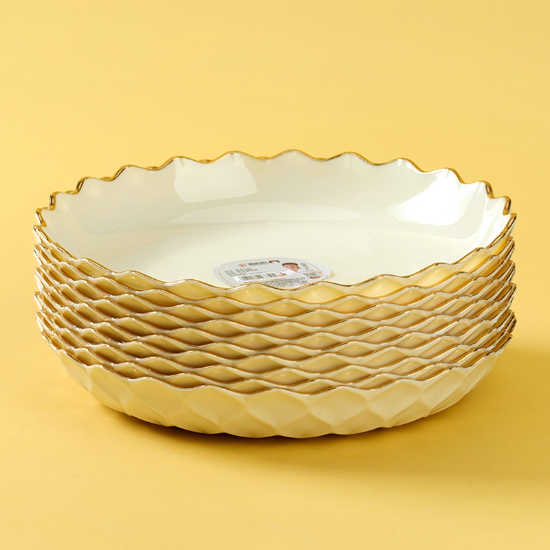6610 Rhombus Pequeño Plato de Fruta Redonda 4