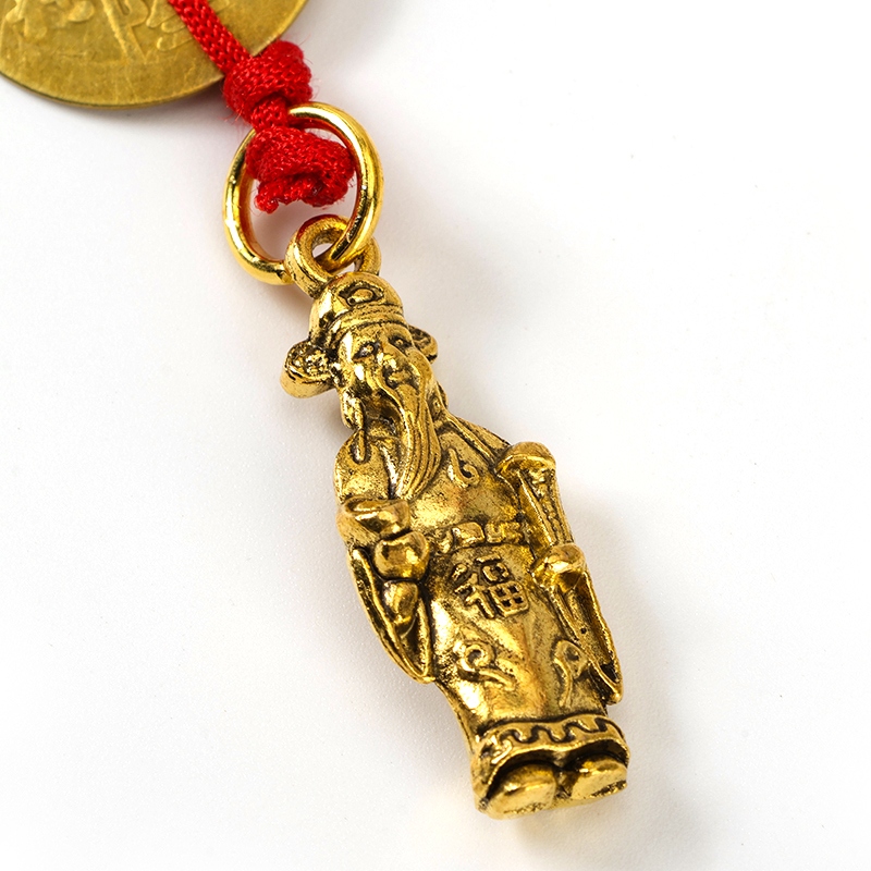 Colgante de Aleación de Cobre a Mano Para Dios de la Riqueza 3