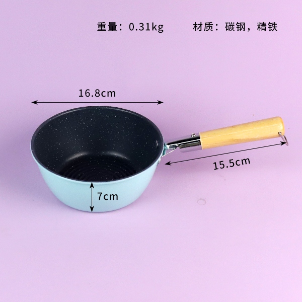 16CM Manija de Madera Polymerize Pot 3