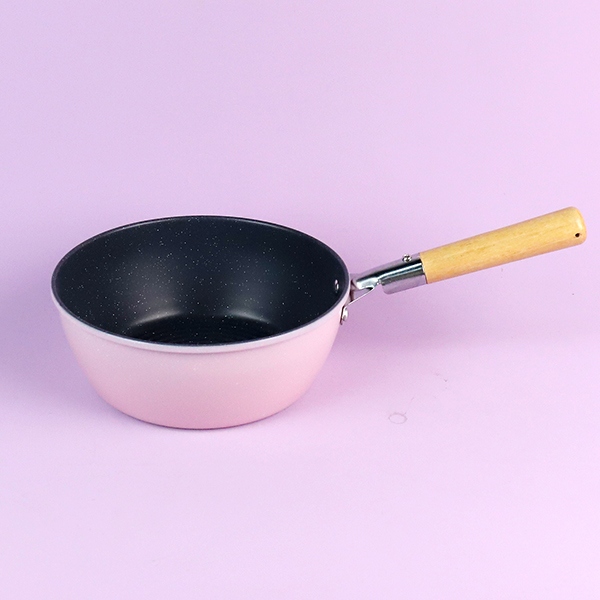 18CM Mango de Madera Polimerasa Pot de Leche 4