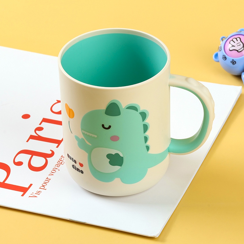 CHT-8130 Cute Dinosaur Copa Mouth de Dos Colores 4