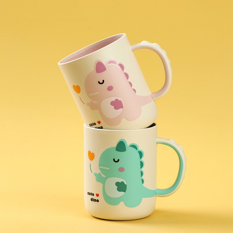 CHT-8130 Cute Dinosaur Copa Mouth de Dos Colores 5