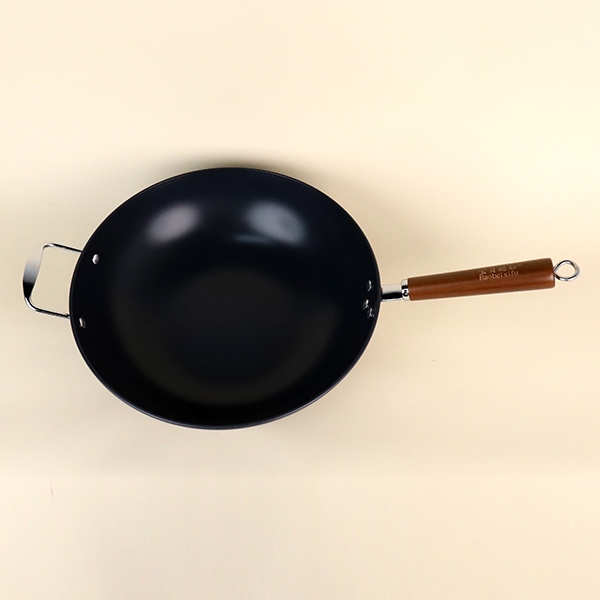 34cm Elegante Sartén Sin Recubrimiento (Pierna Plana) 4