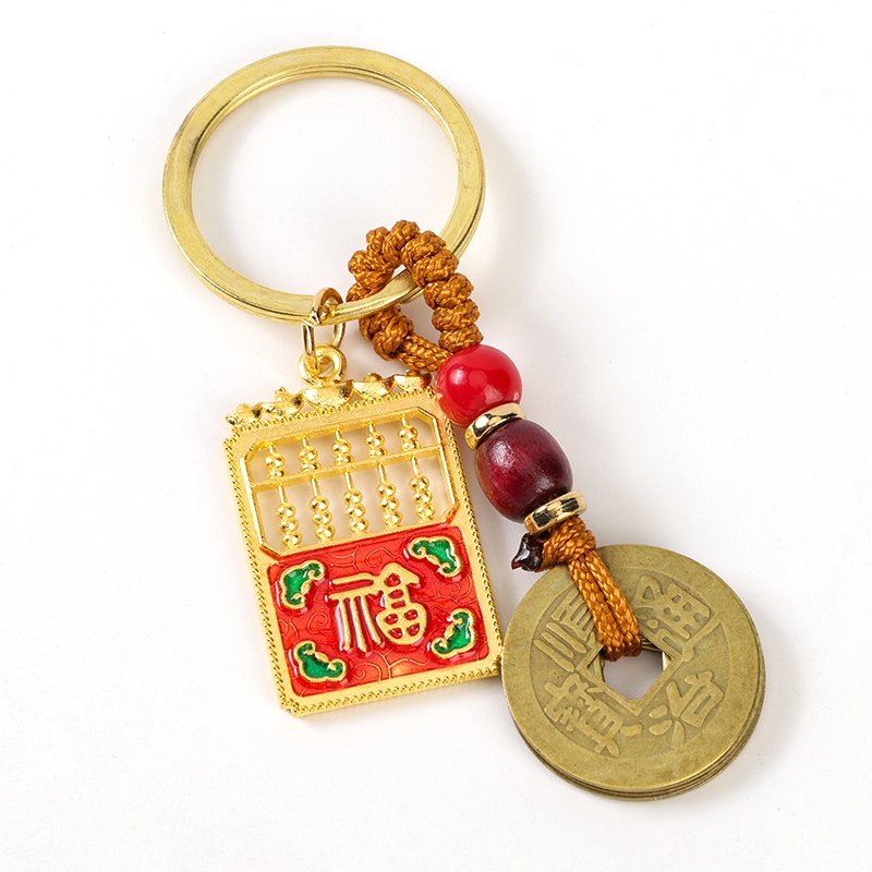 Colgante de Placa de Cobre Abacus 4