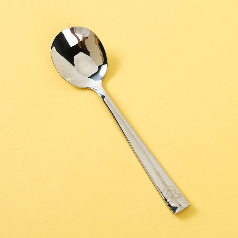 YLZ-1754 Pequeño Conejo Cuadrado Mango 2 Cuchara Redonda 4