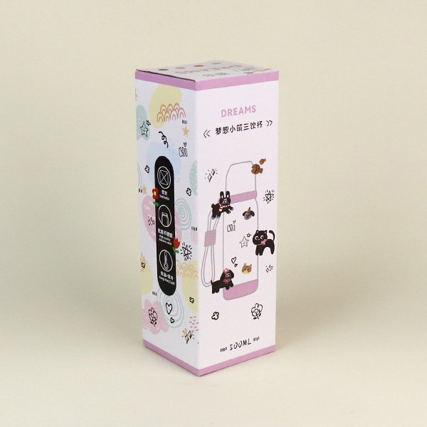 YSM8708 Tarjeta Barra Dream Small Building Thermos Cup (500ml) 5