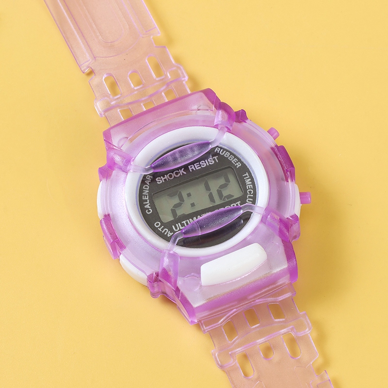 Reloj Electrónico de Color Gelatina Para Niños A1 4