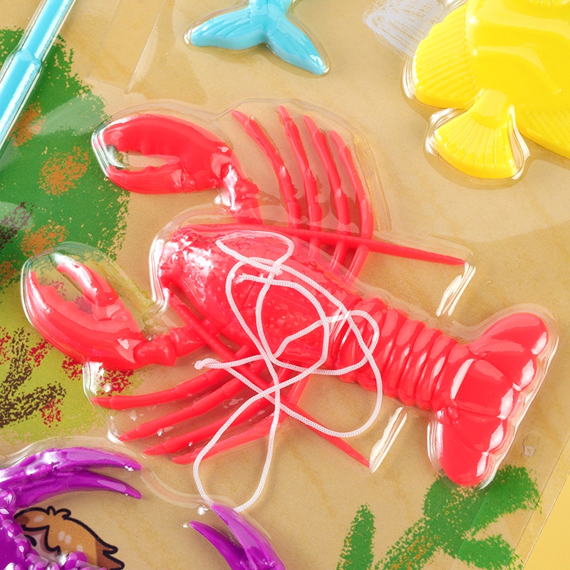 Conjunto de Cinco Piezas de Animales Marinos D1-3 4