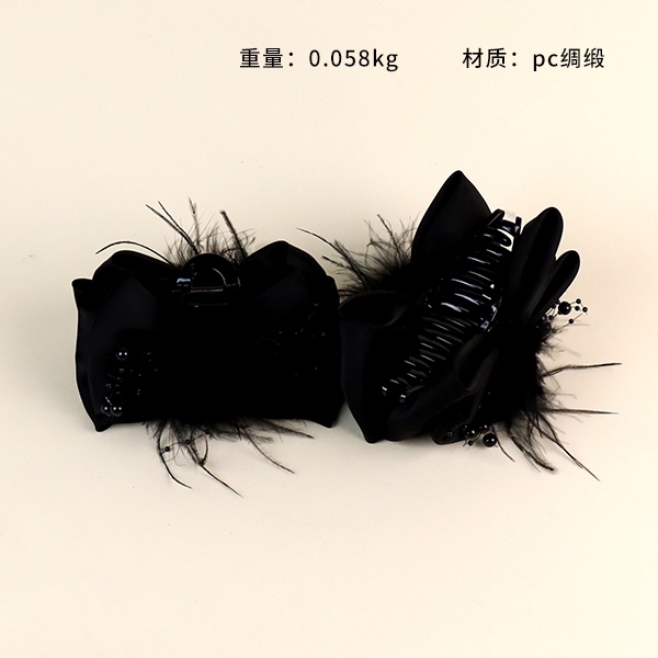 Floral Bow Grabar Clip 5