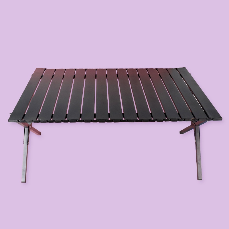 Mesa de la Pierna Cuadrada Plegable Exterior 93*58 (Color Aleatorio) 2