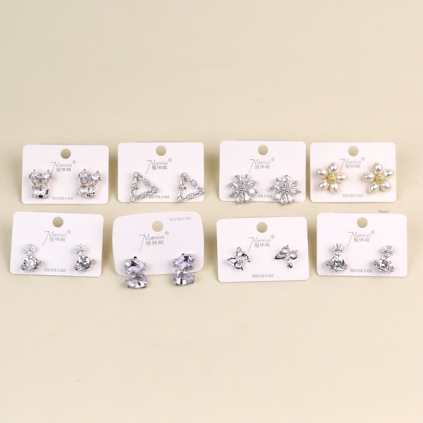 Pendientes de Diamantes de Lujo (Mixed) 4