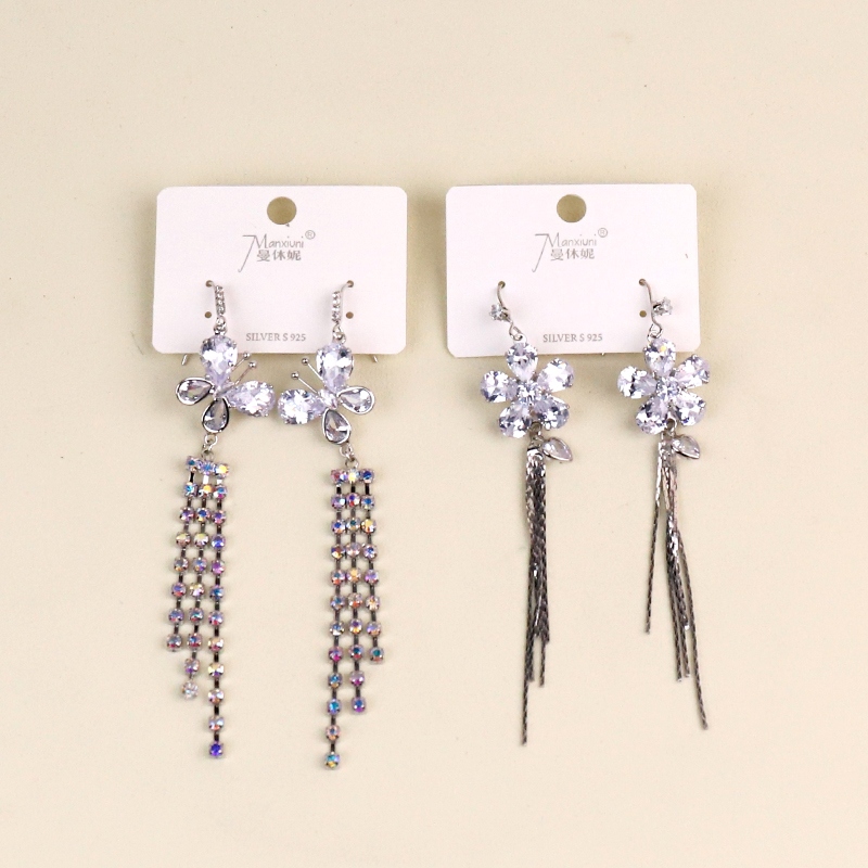 Pendientes de Borla Rhinestone Flash (Mixed) 2