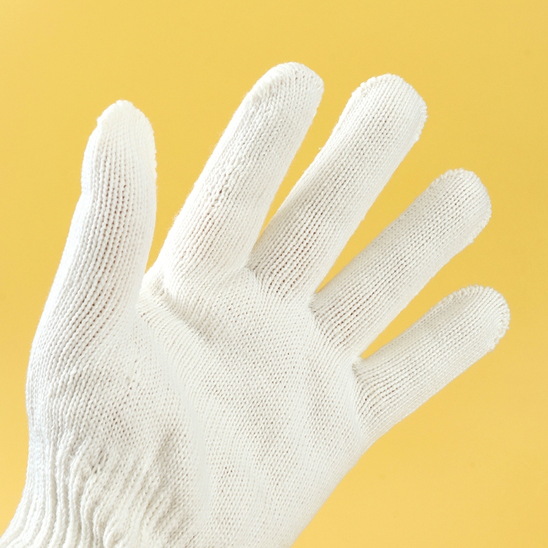 8808 Guantes de Hilo de Hilo Blanco (2 Pares) 4