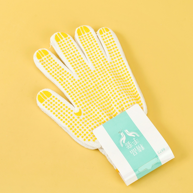 Protección de Trabajo de Algodón 8873 Dispensando Guantes 3