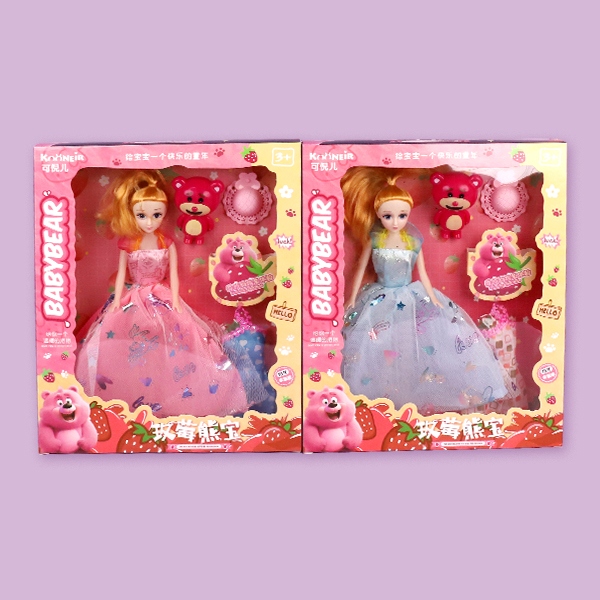 125-144 Empty Rose Berry Bear Princess Suit Doll (11,5 Pulgadas) 4