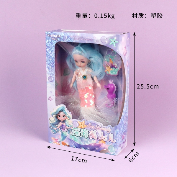 125-206 Deep Sea Beauty SET Doll (6 Pulgadas) 3