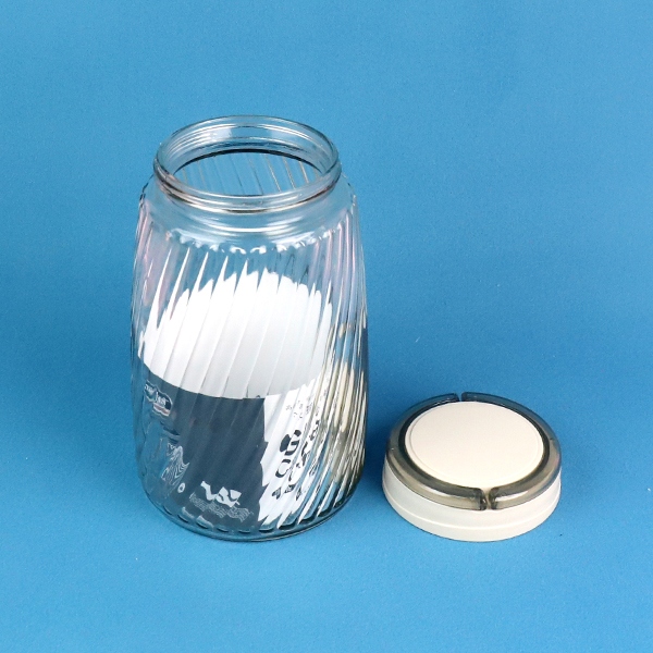 15034 Twill Handheld Glass Storage Jar (1.8L) 4
