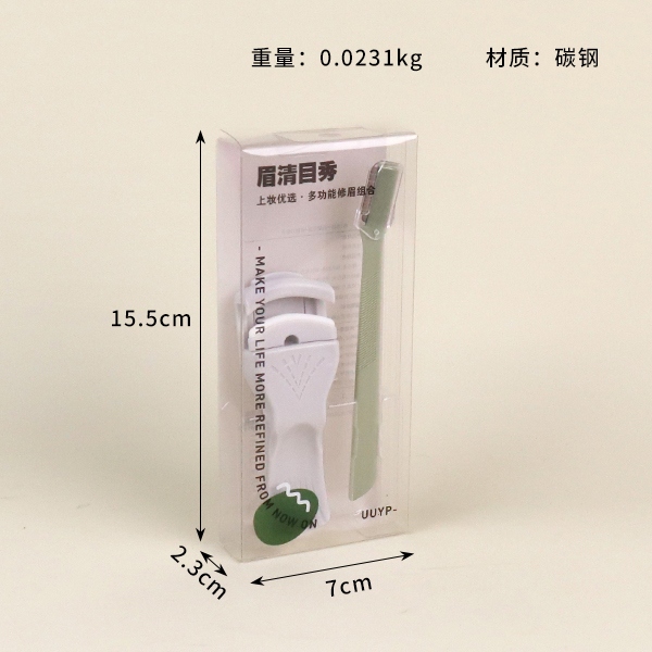 L-B027 Eyelash Curler Eyebrow Knife Combinación 3