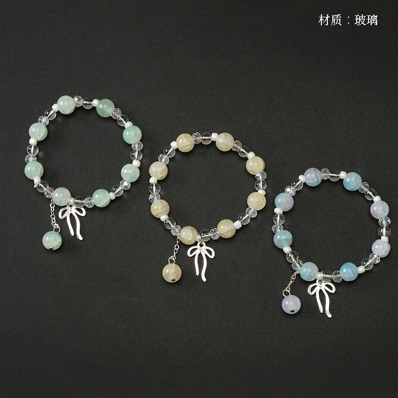 Pulsera de Cristal de Arco Fresco