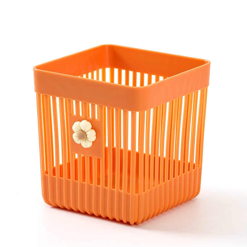 Yittele 8531 Roman Pattern Desktop Storage Cesta (Floret) 3