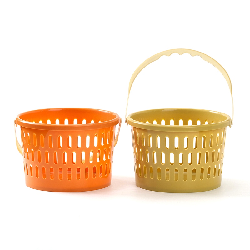 Yittele 8533 Redondo Cesta de Almacenamiento Portátil (Floret) 3