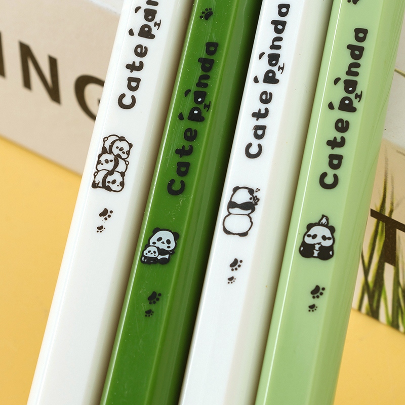 Panda Square Gel Pen Cuatro Pack 3