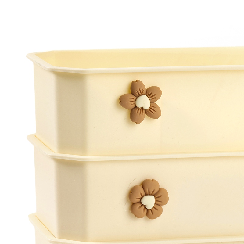 Yidele 6024 Caja de Almacenamiento Multifunción (Floret) 3