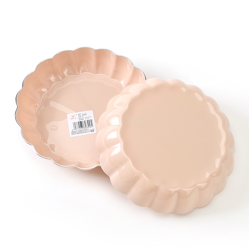 YDL-3216 Placa de Fruta En Forma de Flor de Plata Caliente (10 / Paquete) 3