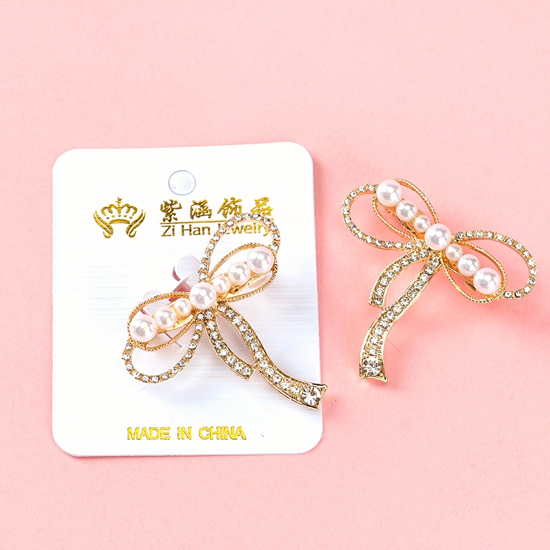 Broche de Arco de Cristal de Perlas 5