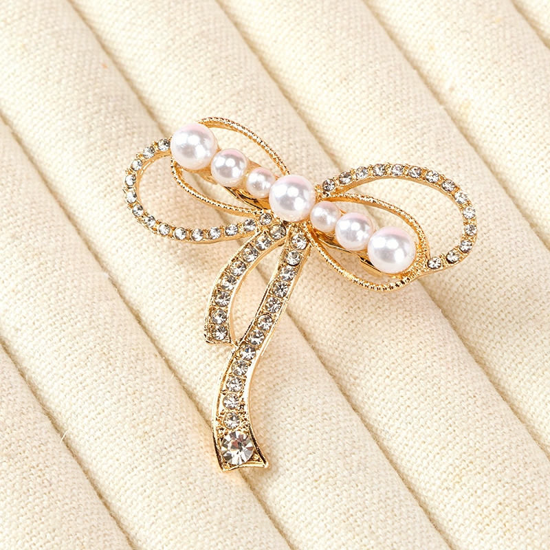 Broche de Arco de Cristal de Perlas 6