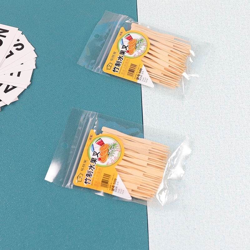 Lezhu Home 509 Bamboo Fruit Fork 3