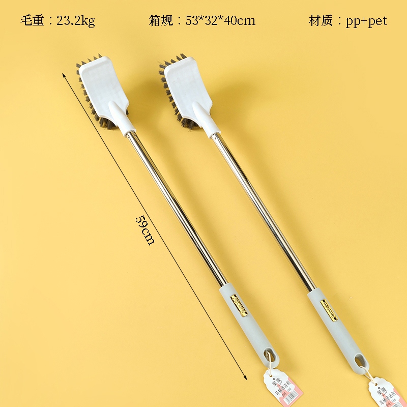 Pincel Sanitario Xinglong 386 Square Con Mango Largo 2