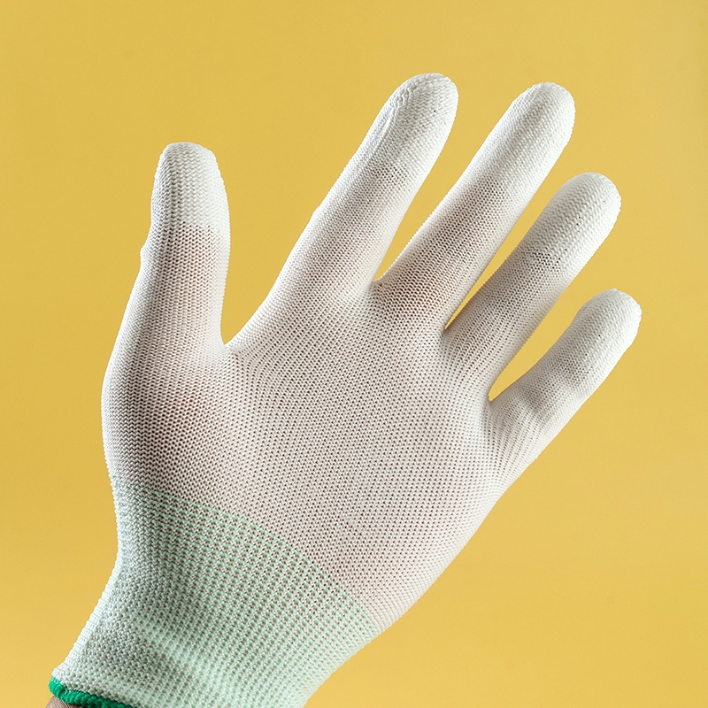 Nexwang 1006 Guantes Blancos Cocidos Con los Dedos (2 Pares) 3