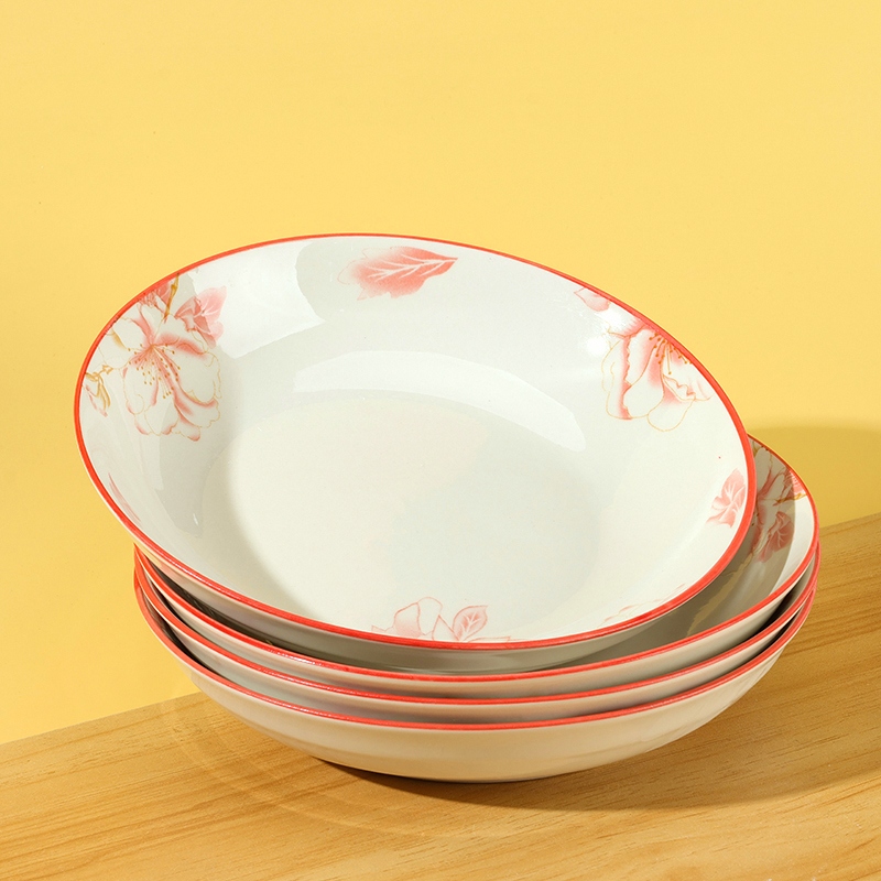 Yongfeng Plato de Fruta de 7 Pulgadas (Lleno de Flores En la Luna) 3