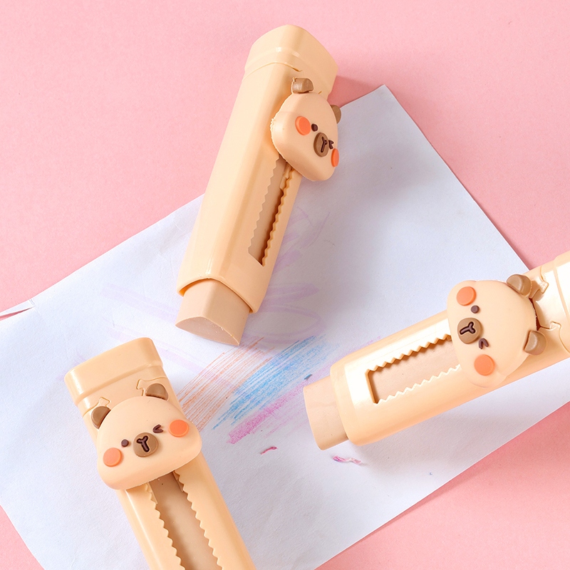 HW-MK-4547 Cute Kapi Triangle Push-pull Eraser 3