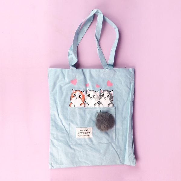Tote de Gato de Bola de Piel 4