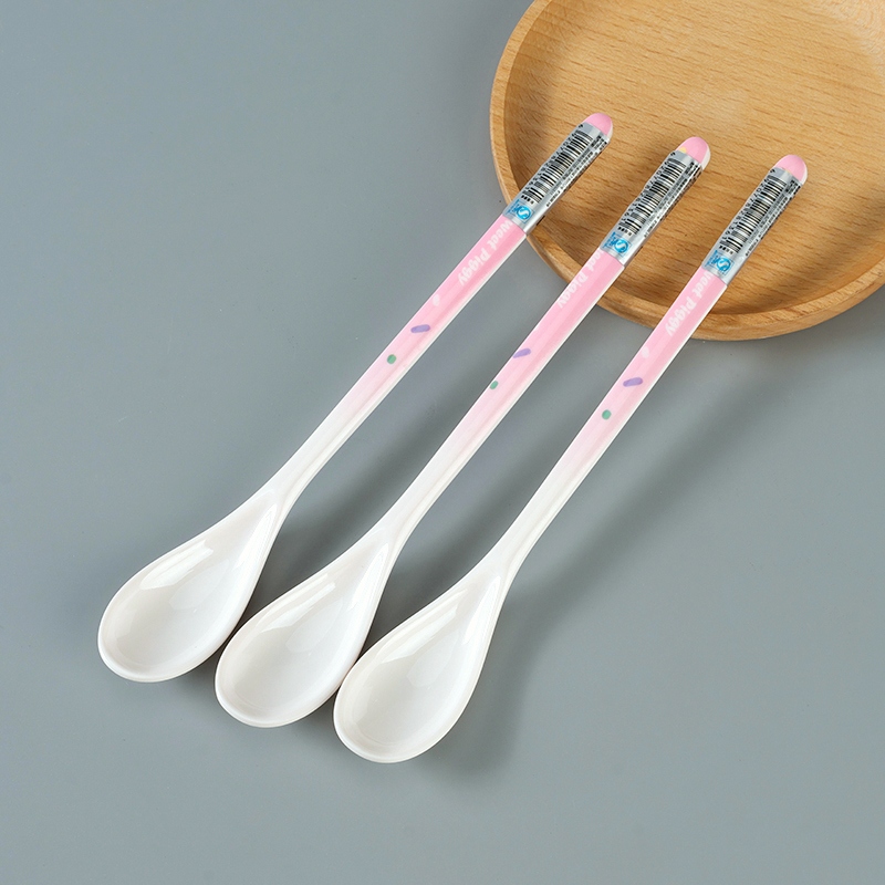 XZ8136 Cuchara de Leche de Mango Largo Espacio (Grado Alimenticio) 4